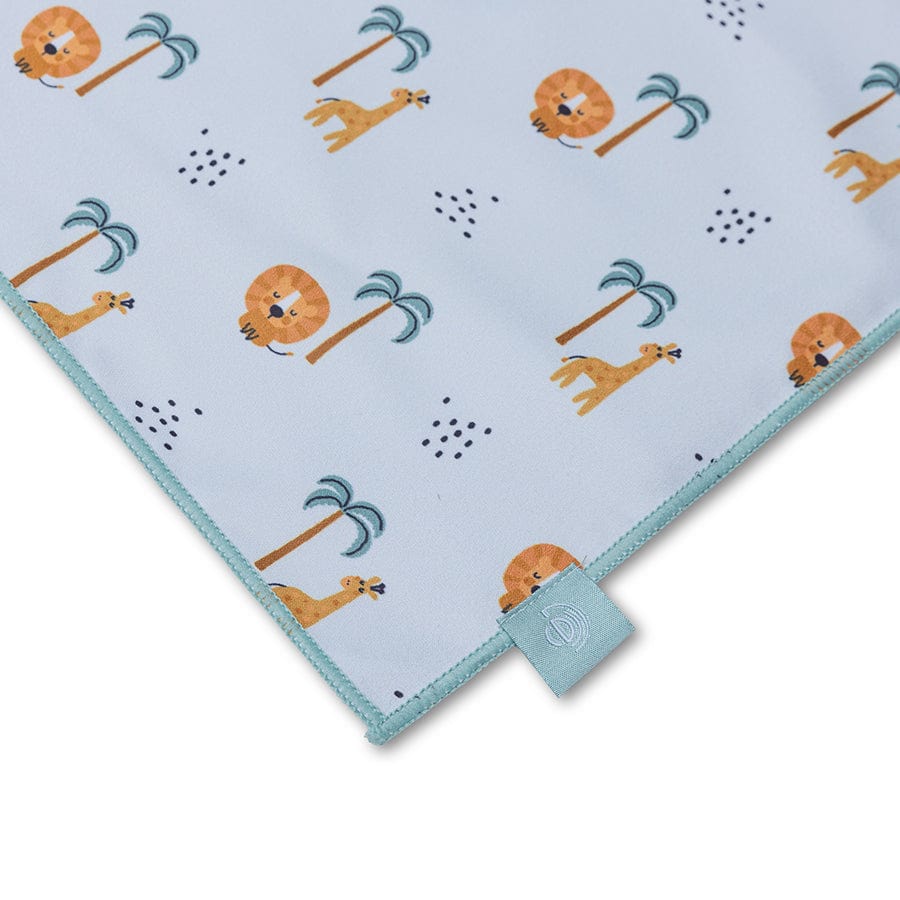Microfiber Beach Towel - Multicolor - Jungle - 135 x 65 cm