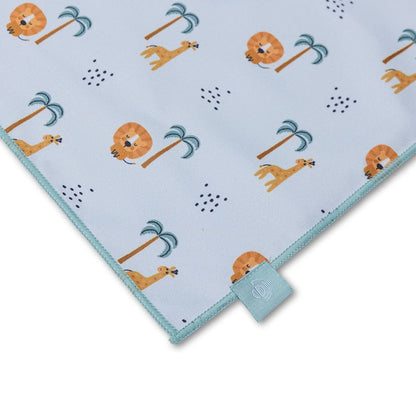 Microfiber Beach Towel - Multicolor - Jungle - 135 x 65 cm