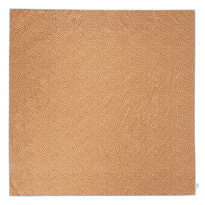 Microfiber Beach Towel - Orange/White - Vibrant Stripes - 180 x 180 cm