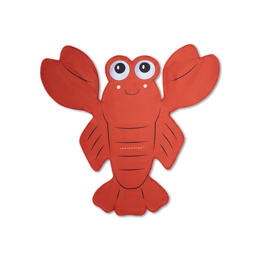 Microfiber Beach Towel - Red - Lobster - 140 cm