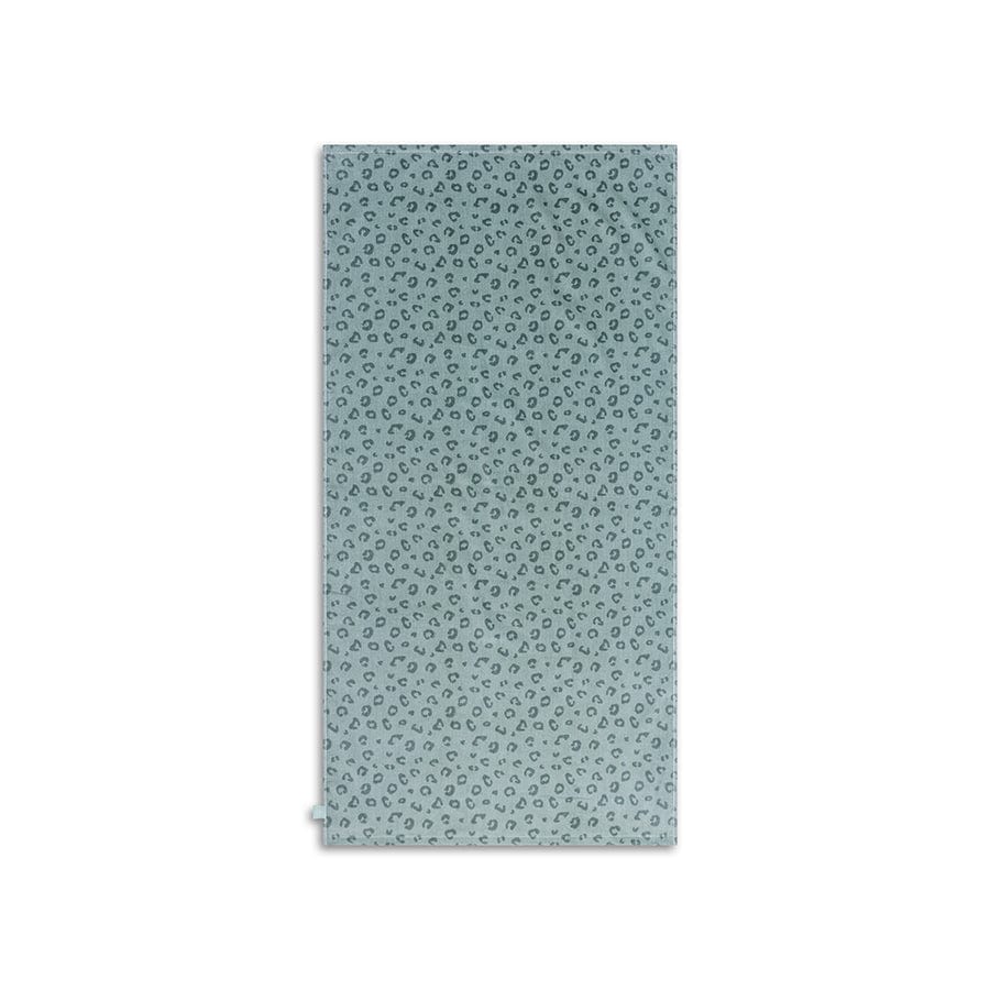 Cotton Beach Towel - Green - Leopard - 135 x 65 cm