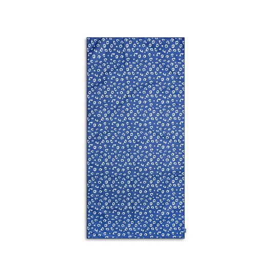 Microfiber Beach Towel - Blue - Leopard - 135 x 65 cm