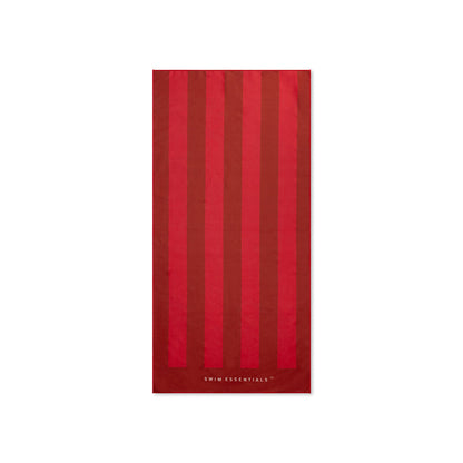 Microfiber Beach Towel - Red - Crabby - 135 x 65 cm