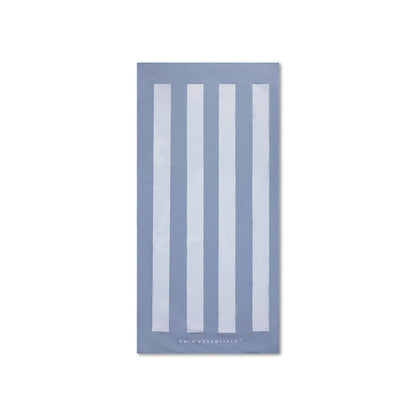 Microfiber Beach Towel - Blue - Coral Bliss - 135 x 65 cm
