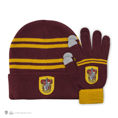 Gryffindor Kids' Hat & Touchscreen Gloves Set
