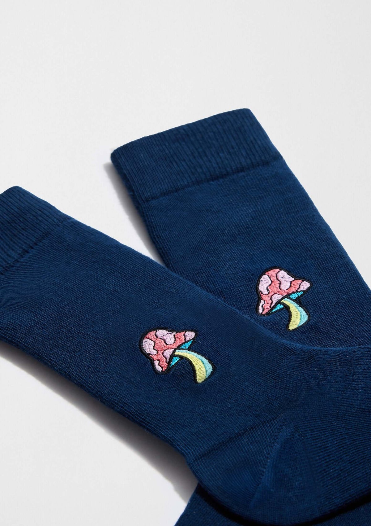 BeMushroom Embroidered Navy