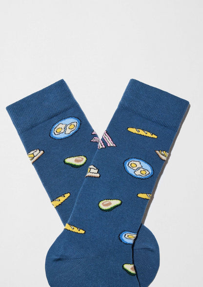 Chaussettes BeBrunch Bleu