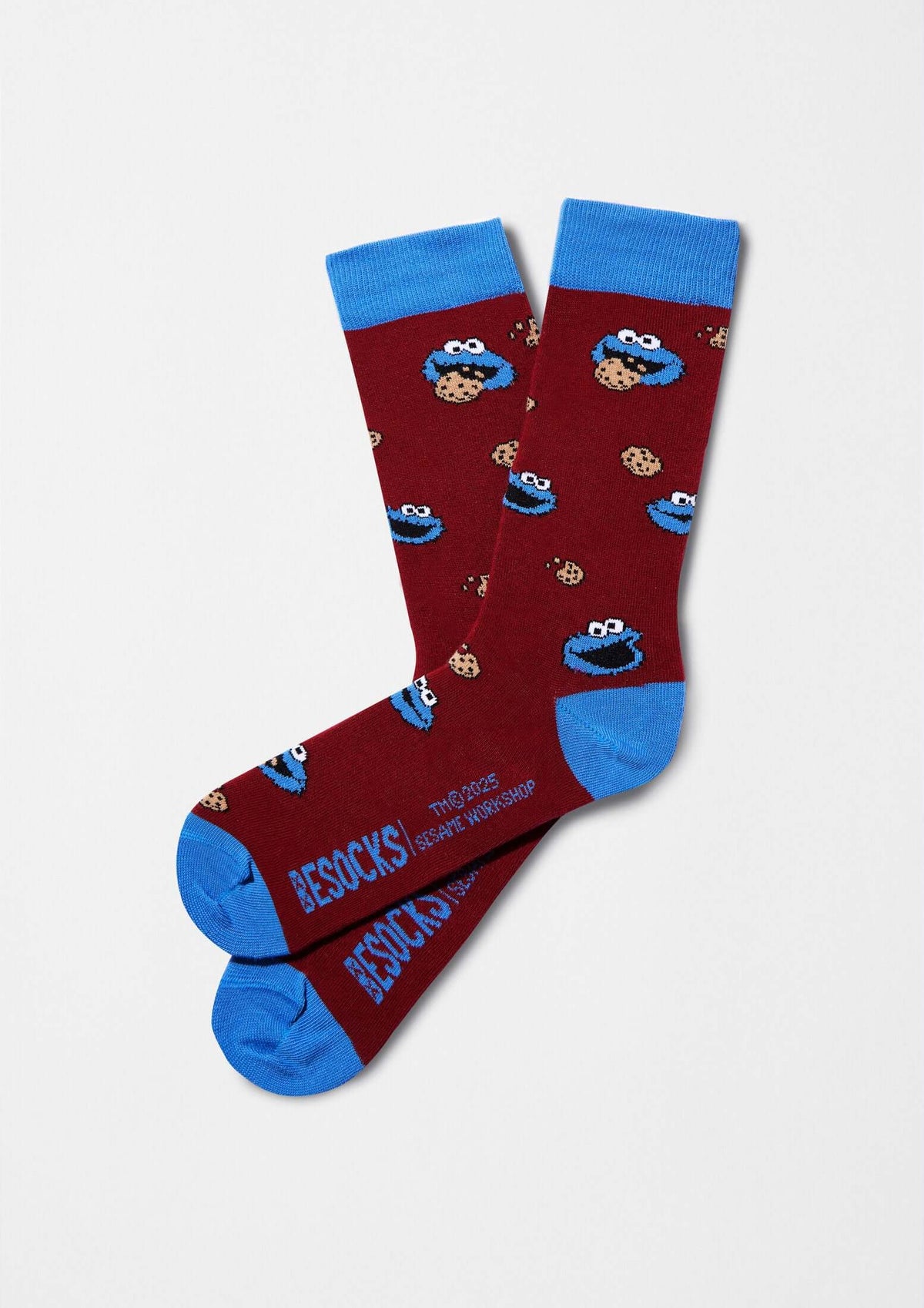 BeSesameStreet Cookie Monster Burgundy
