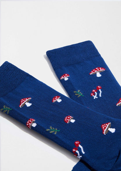 Chaussettes BeMushroom Marine
