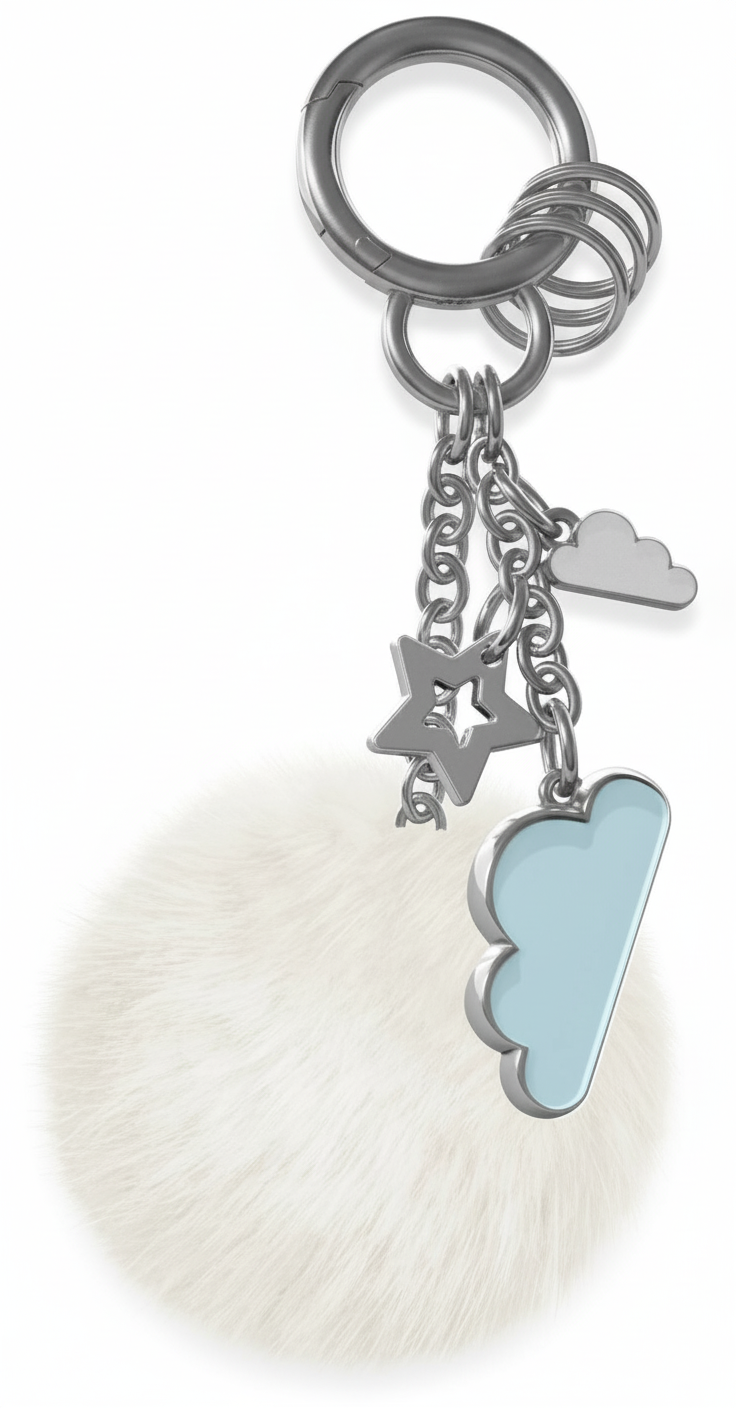 Blue cloud bag jewelry