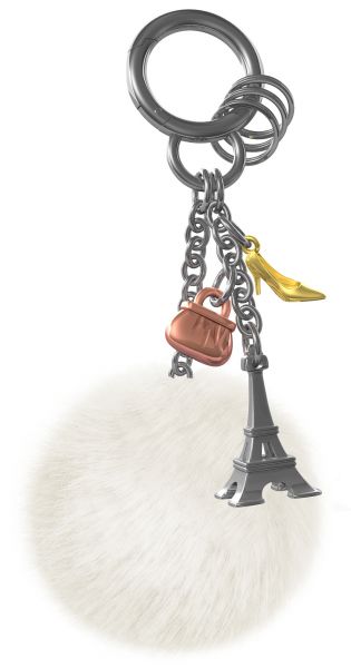 Silver Eiffel Tour Bank jewelry