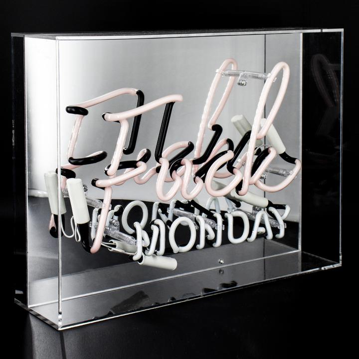 Néon Fuck Monday Bleu