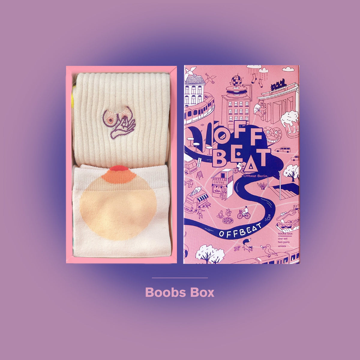 Coffret Cadeau Chaussettes Seins