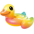 Inflatable Rainbow Pool Duck