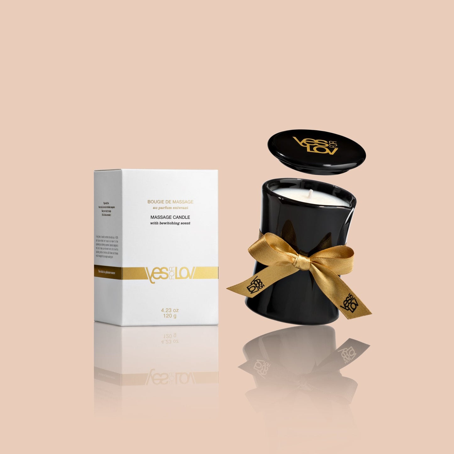 MASSAGE CANDLE with an intoxicating scent