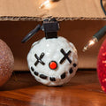 3D sneeuwbal/granaat kerstbal