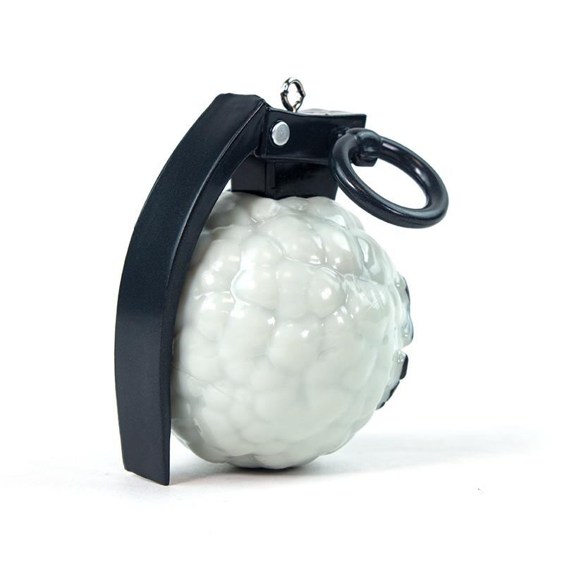 3D sneeuwbal/granaat kerstbal
