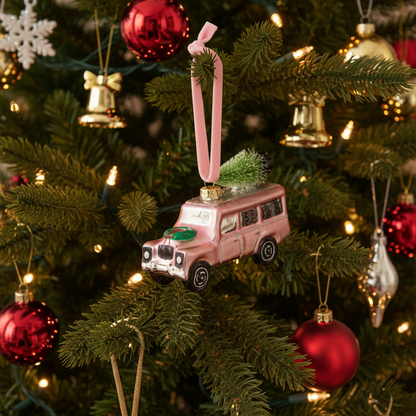 4x4 Christmas bauble Pink