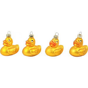 Yellow Duck Christmas Baubles