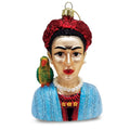 Frida en haar papegaai kerstornament
