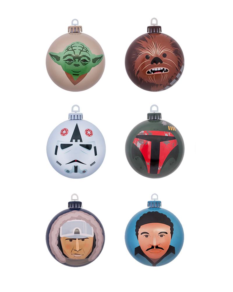 Star wars Christmas balls the empire counter-attacks