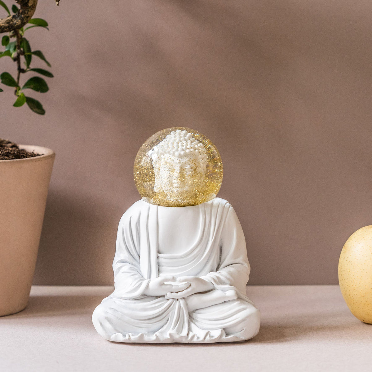White Buddha snowball
