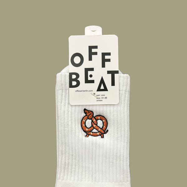 Chaussettes Brodées Teckel Bretzel (Brezeldackel) – vue 2
