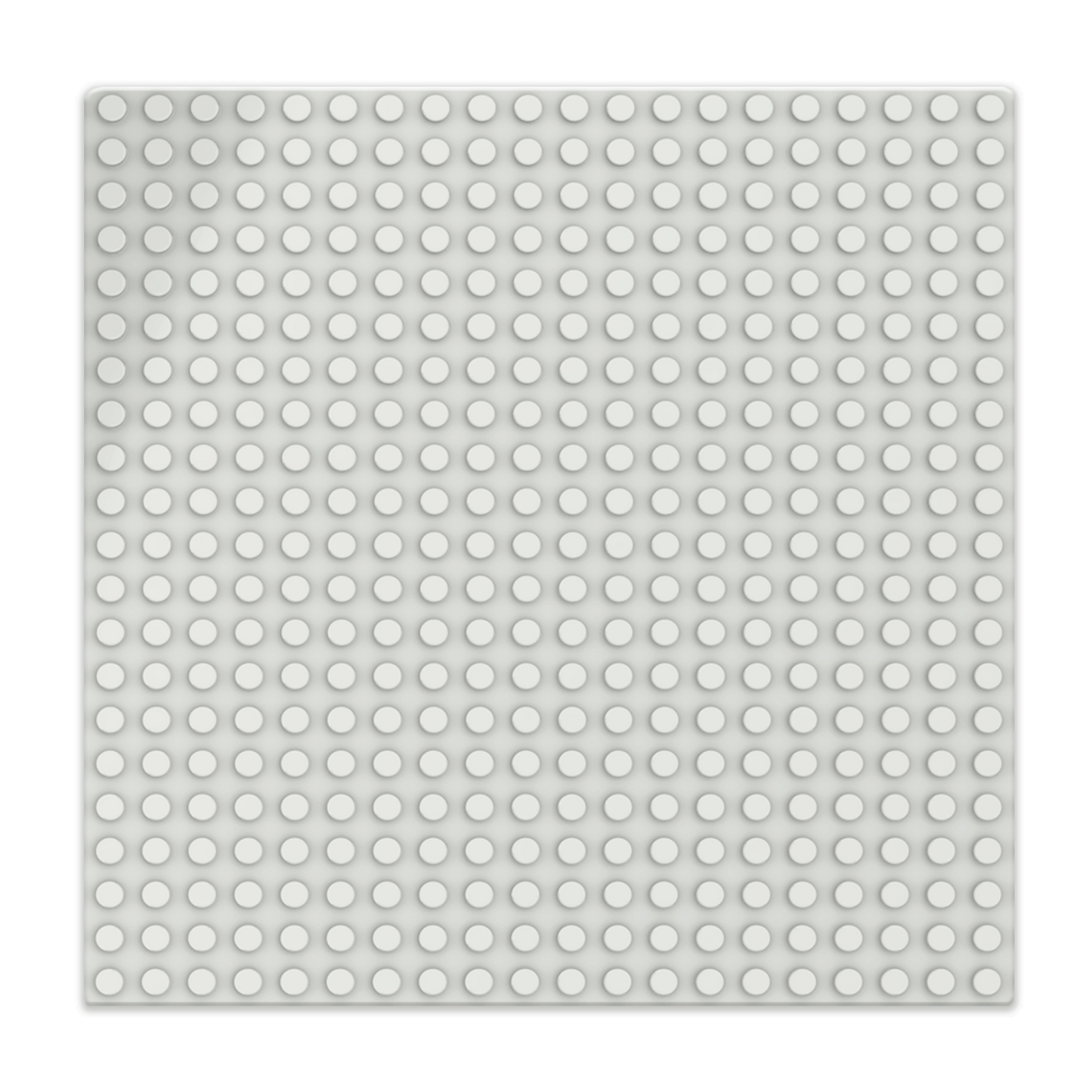 BRIXIES Plus Printed Baseplates with Custom Design White 32 x 32