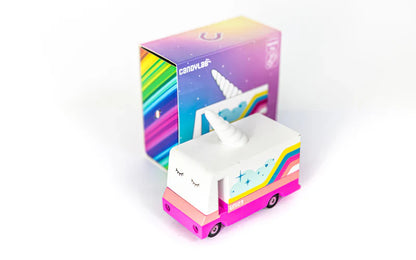 Camionette en Bois Candycar World - Licorne