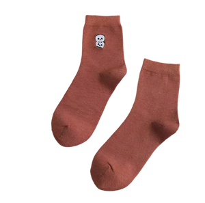 Chaussettes Deux Pandas Brodés