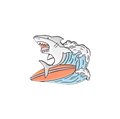 Surferhaai-speld