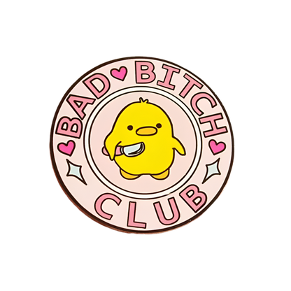 pins canard jaune bad bitch club