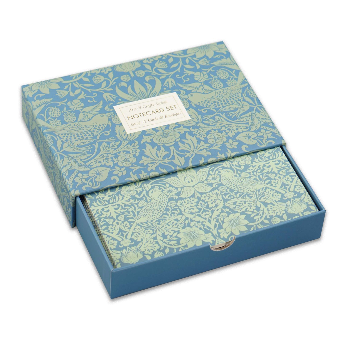 Coffret de 12 cartes et enveloppes Rasp / Sage