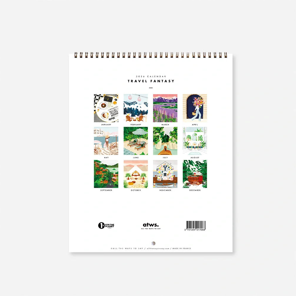 2026 Travel Clichés Calendar