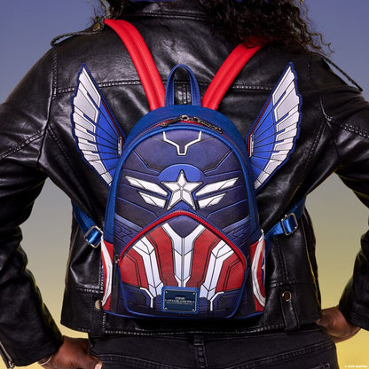 captain america brave new world cosplay mini backpack