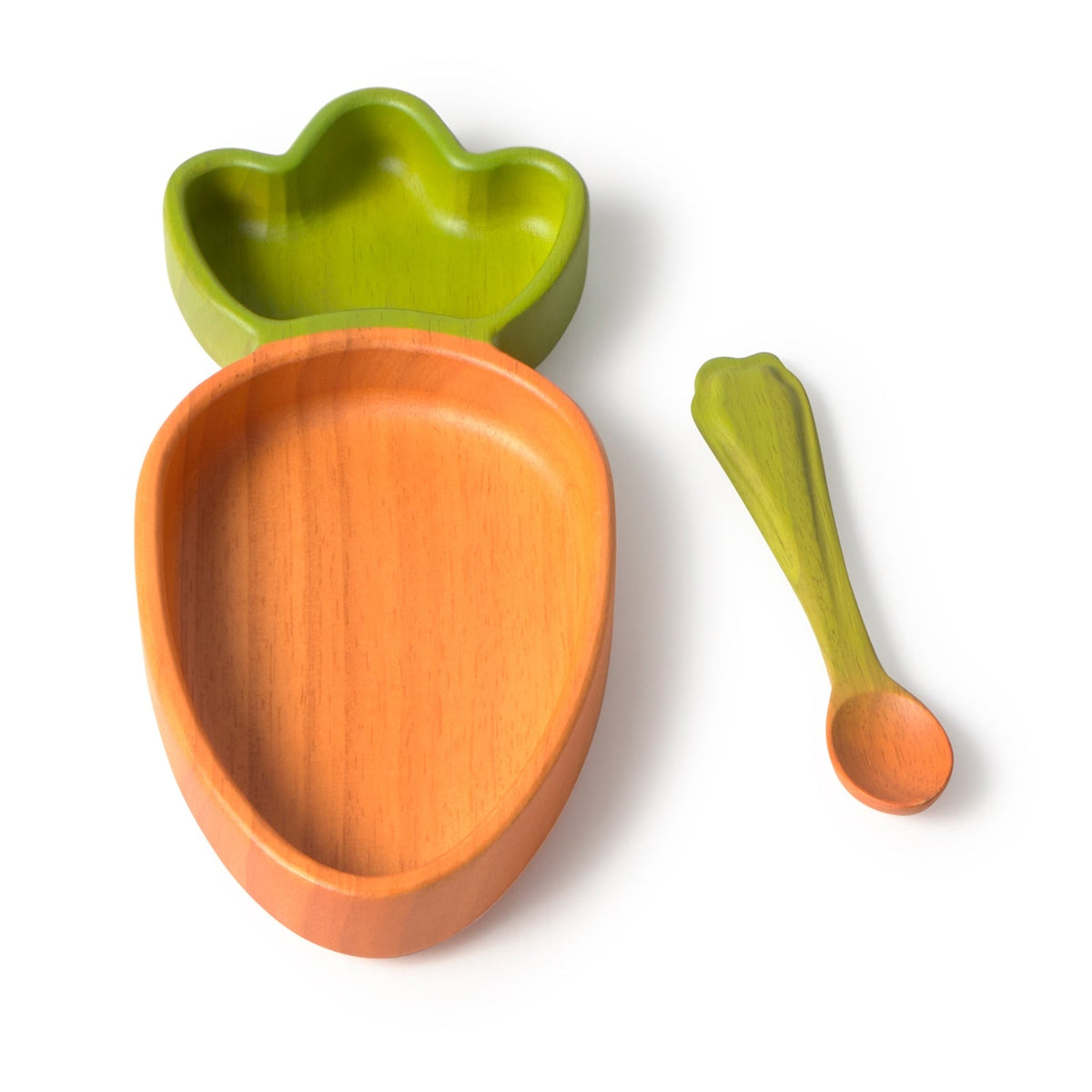 Cathy la Carotte – Ensemble assiette et cuillère bébé
