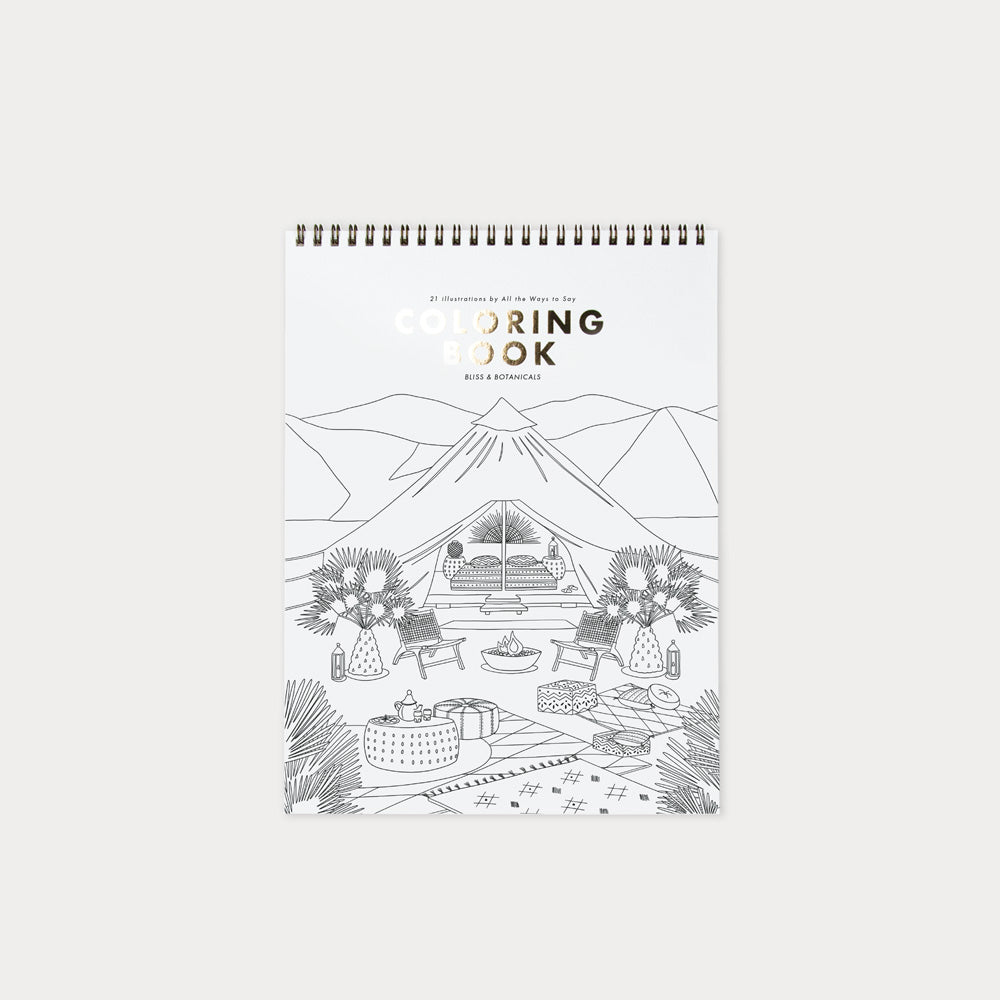 Coloring Book Bliss & Botanicals