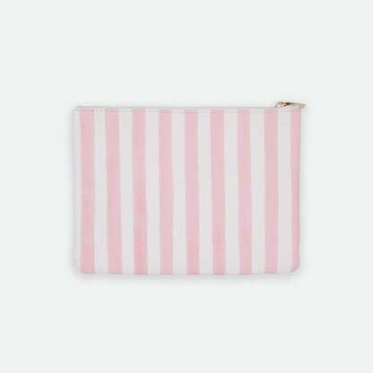 Pink Stripes - Pouch Bag
