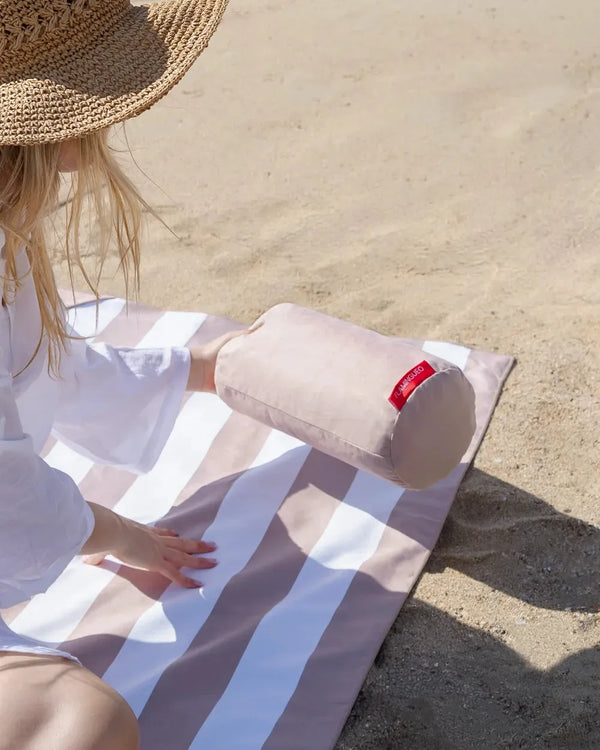 Inflatable microfiber beach cushion – CAMILLE