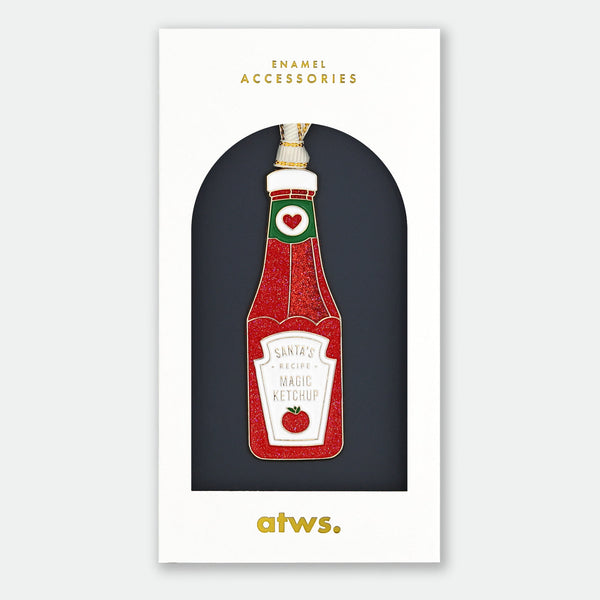 Santa's Ketchup - Christmas ornament