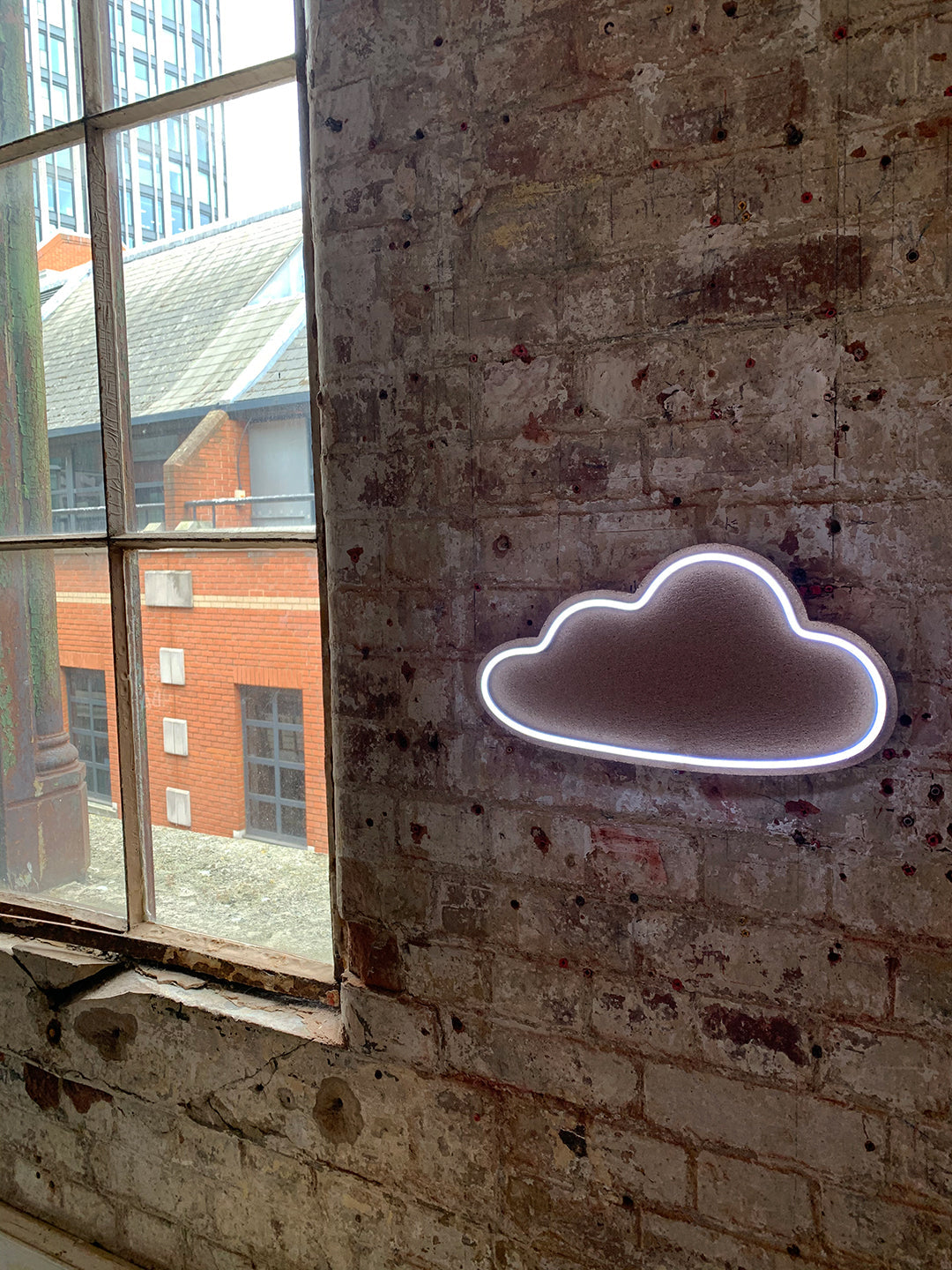 Cork board with LED - Cloud