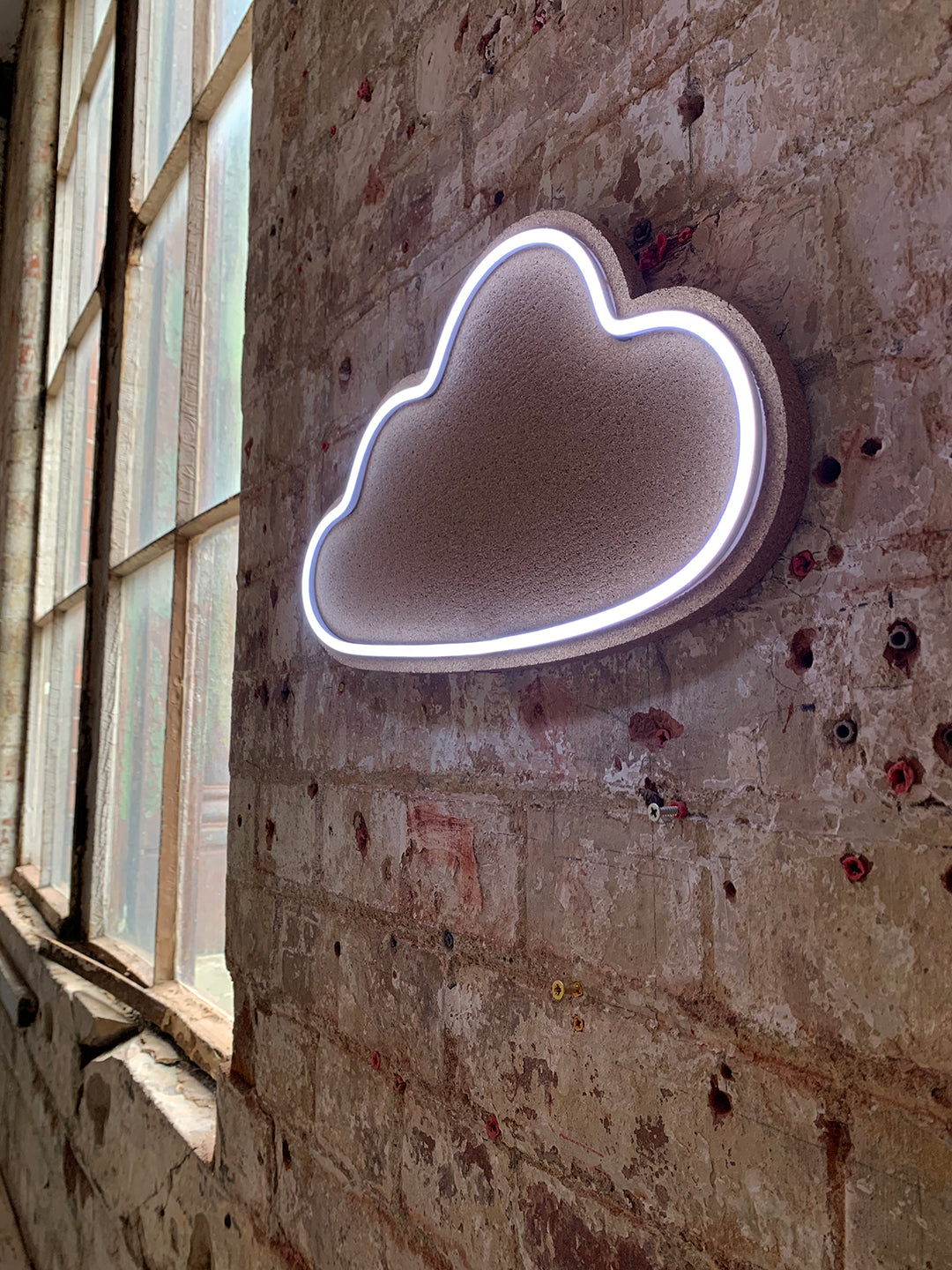 Cork board with LED - Cloud