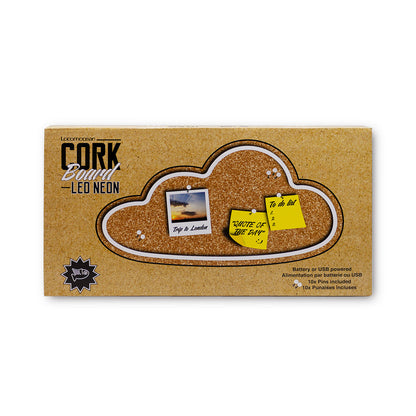 Cork board with LED - Cloud