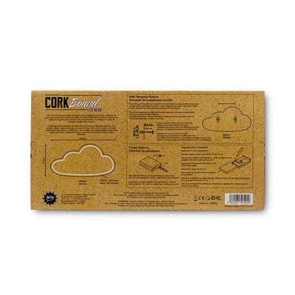 Cork board with LED - Cloud