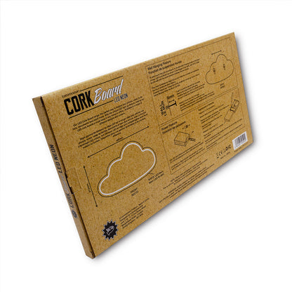 Cork board with LED - Cloud