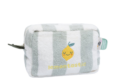 Lola Lemon Terry Toiletry Bag