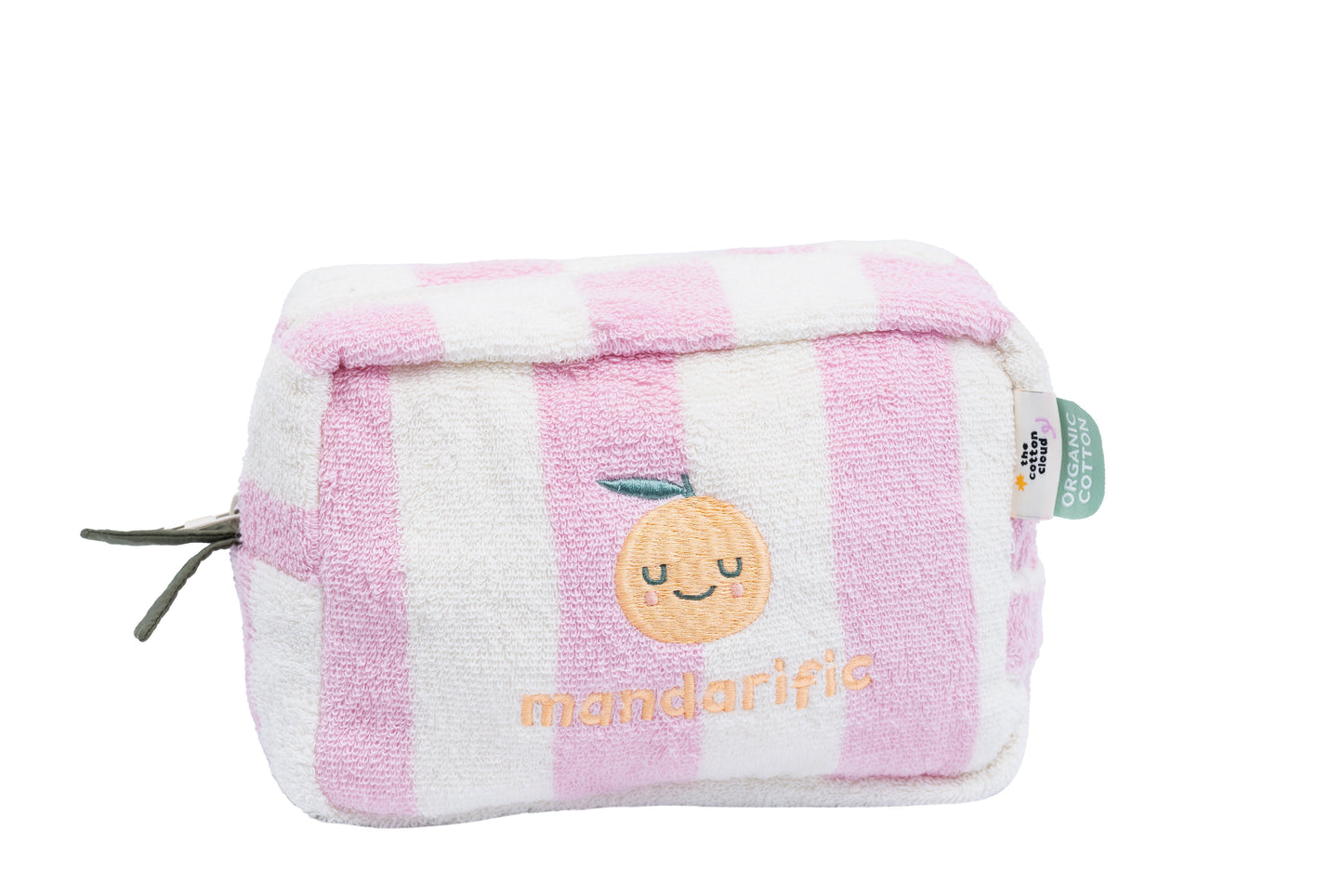Mandy Mandarin Terry Cloth Wash Bag