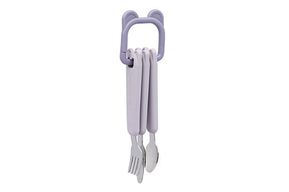 Cutlery set with Lilas buckle