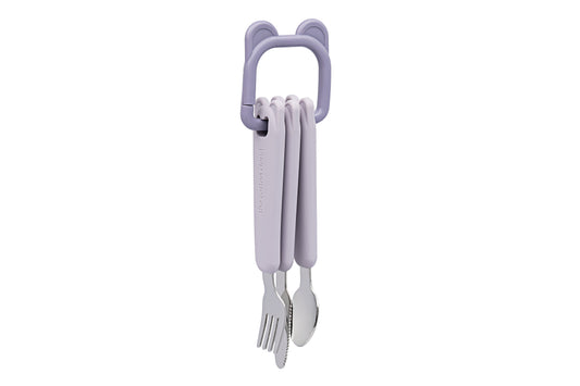 Cutlery set with Lilas buckle