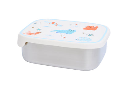 Meowtiful Cats Stainless Steel Lunch Box with Removable Compartments